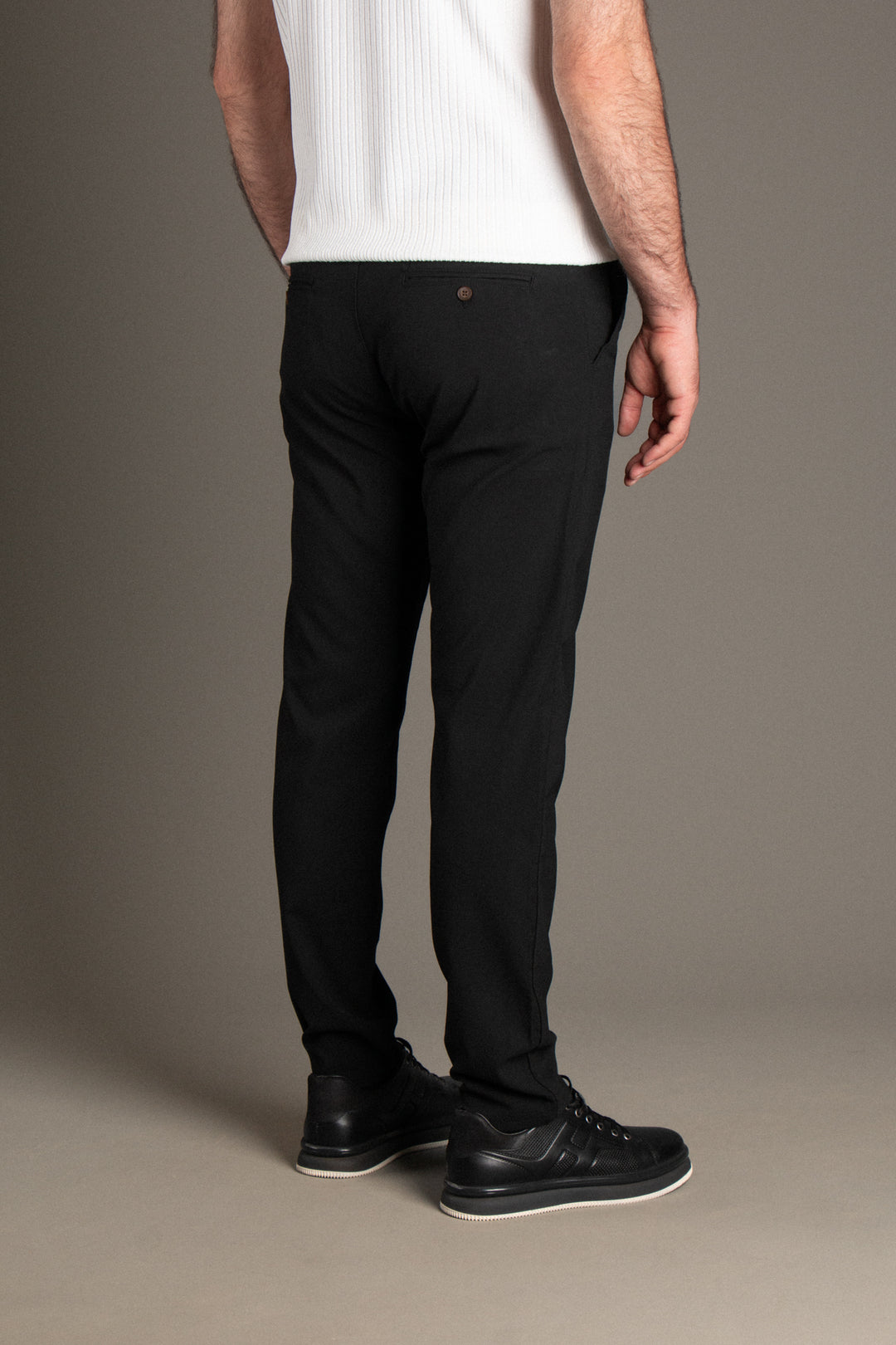 Slim Fit Keten Pantolon