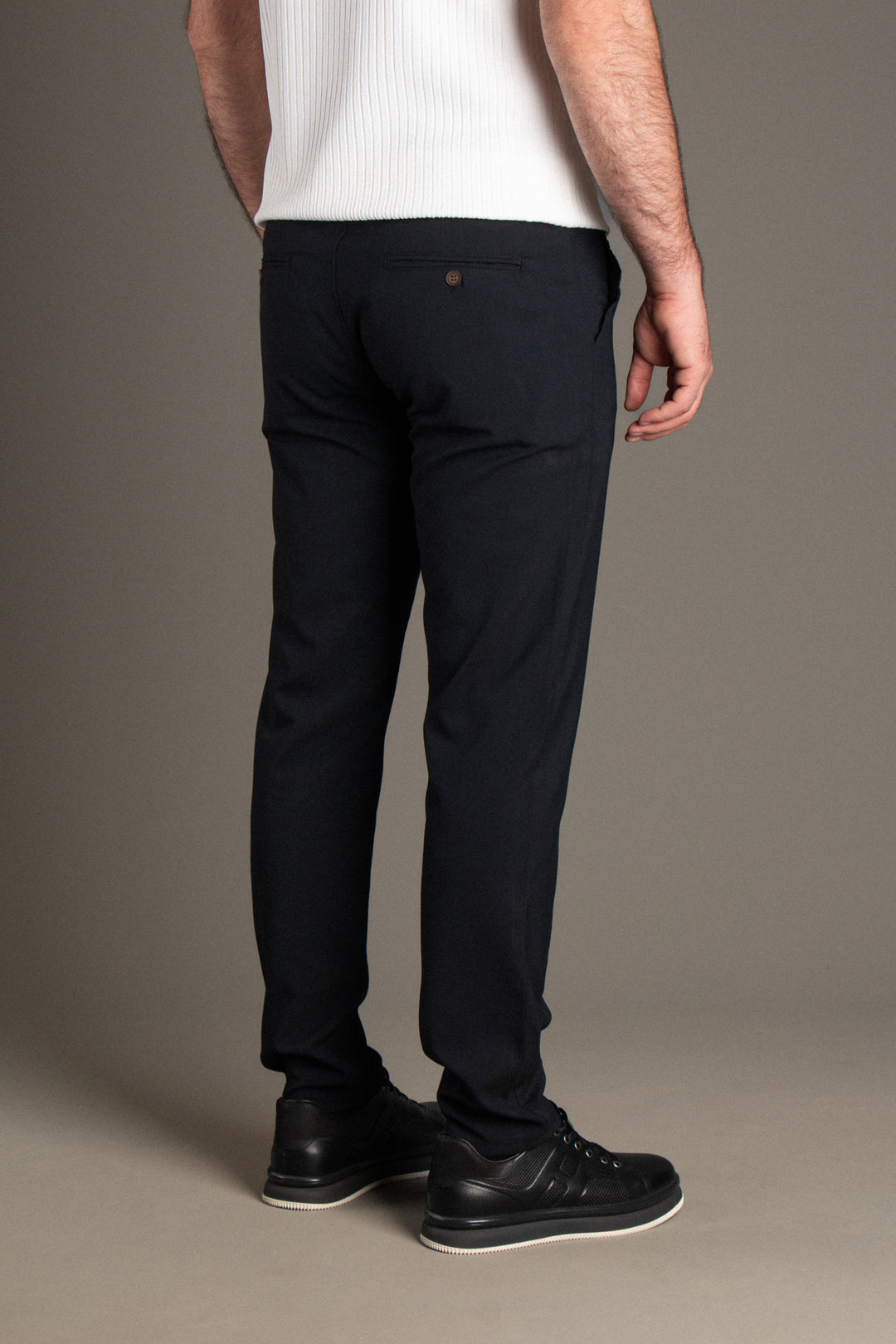 Slim Fit Keten Pantolon