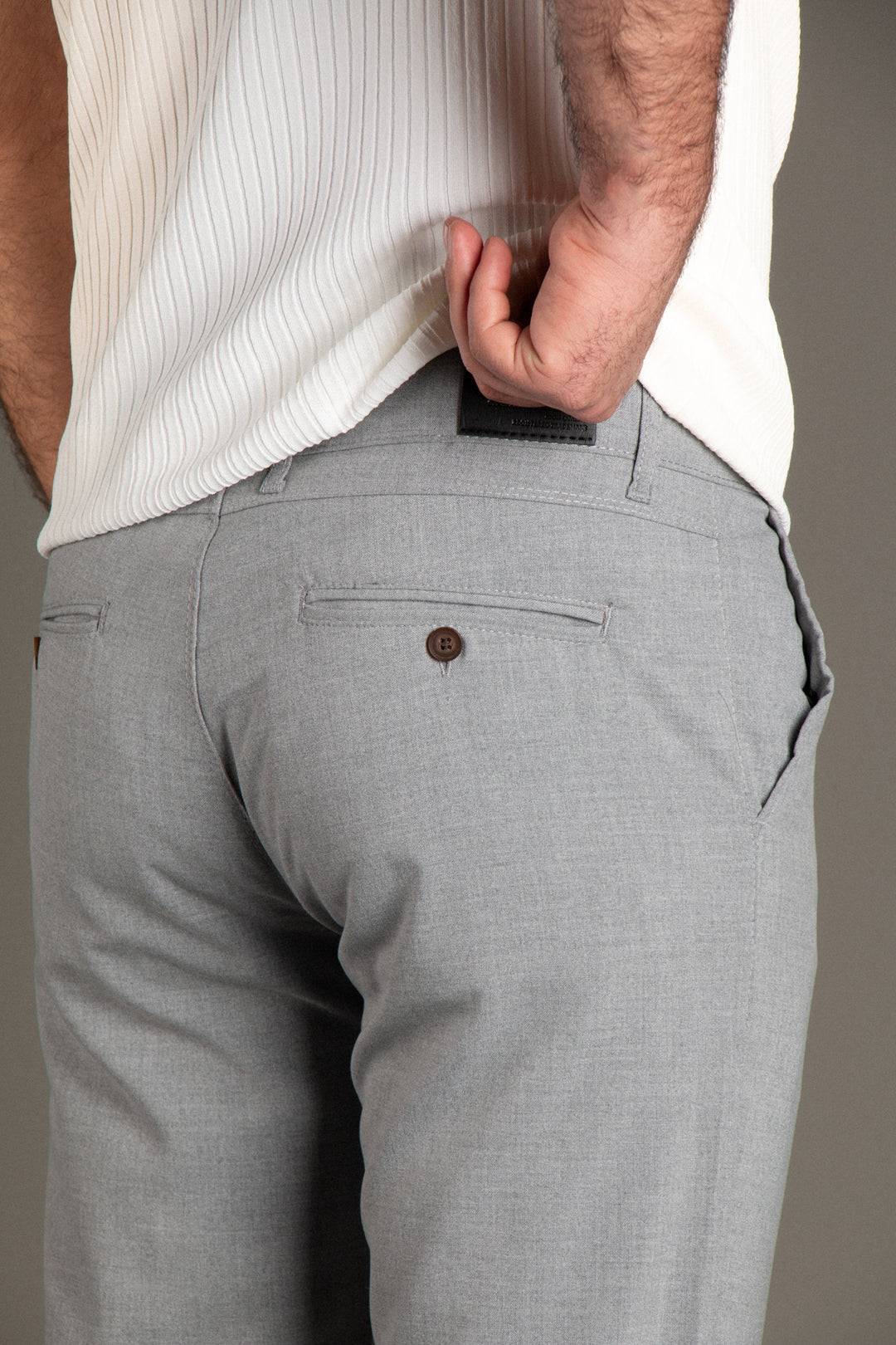 Slim Fit Keten Pantolon