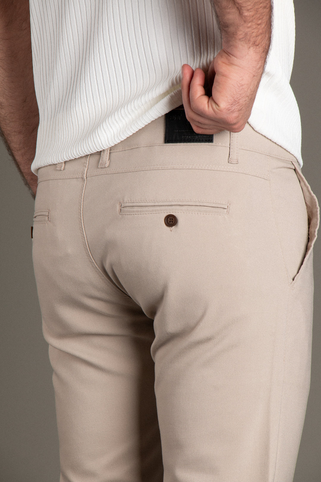 Slim Fit Keten Pantolon