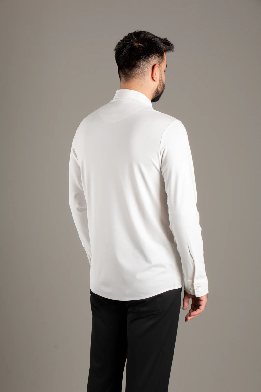 Soft Penye Basic Slim Fit Gömlek