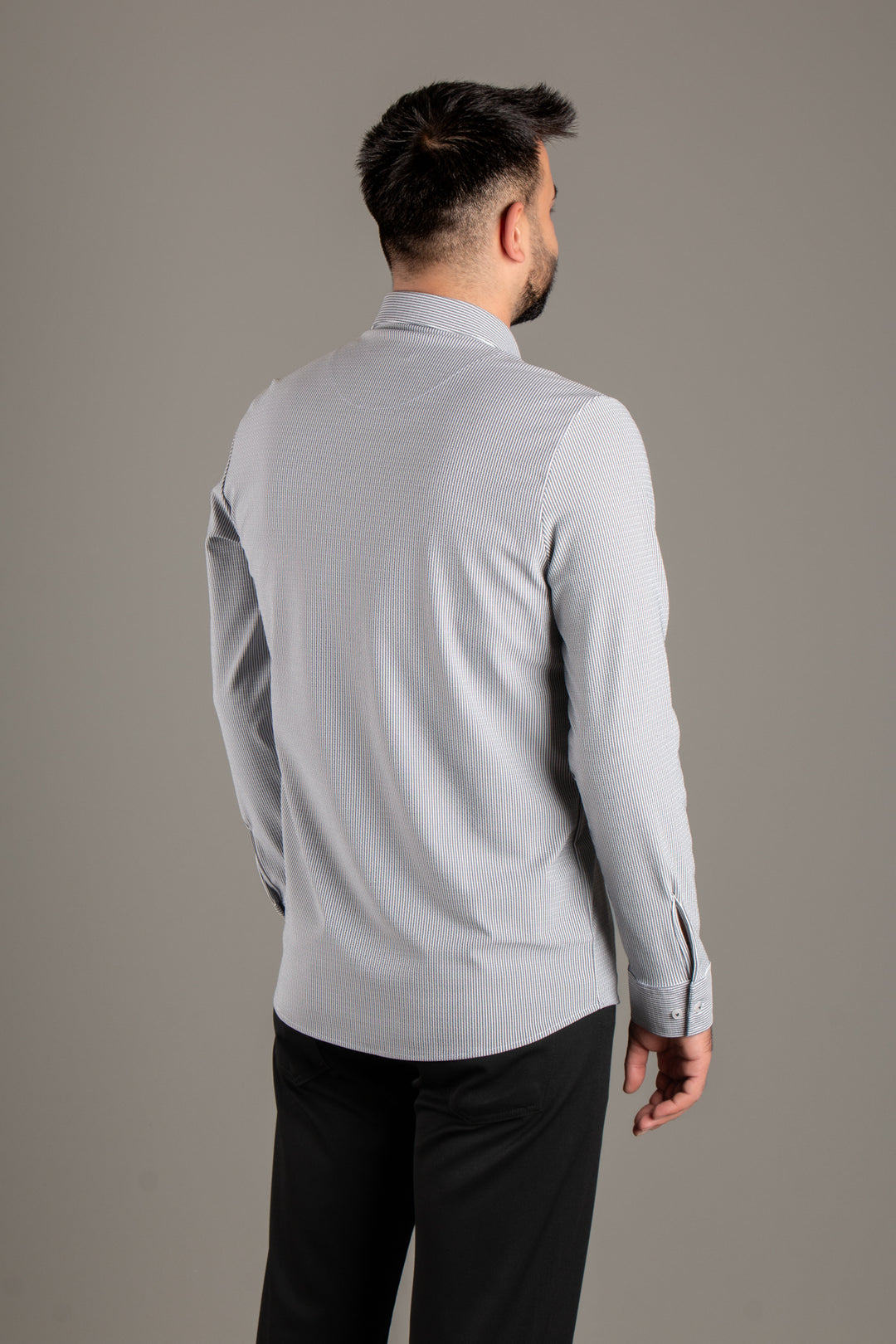 Çizgili Slim Fit Gömlek