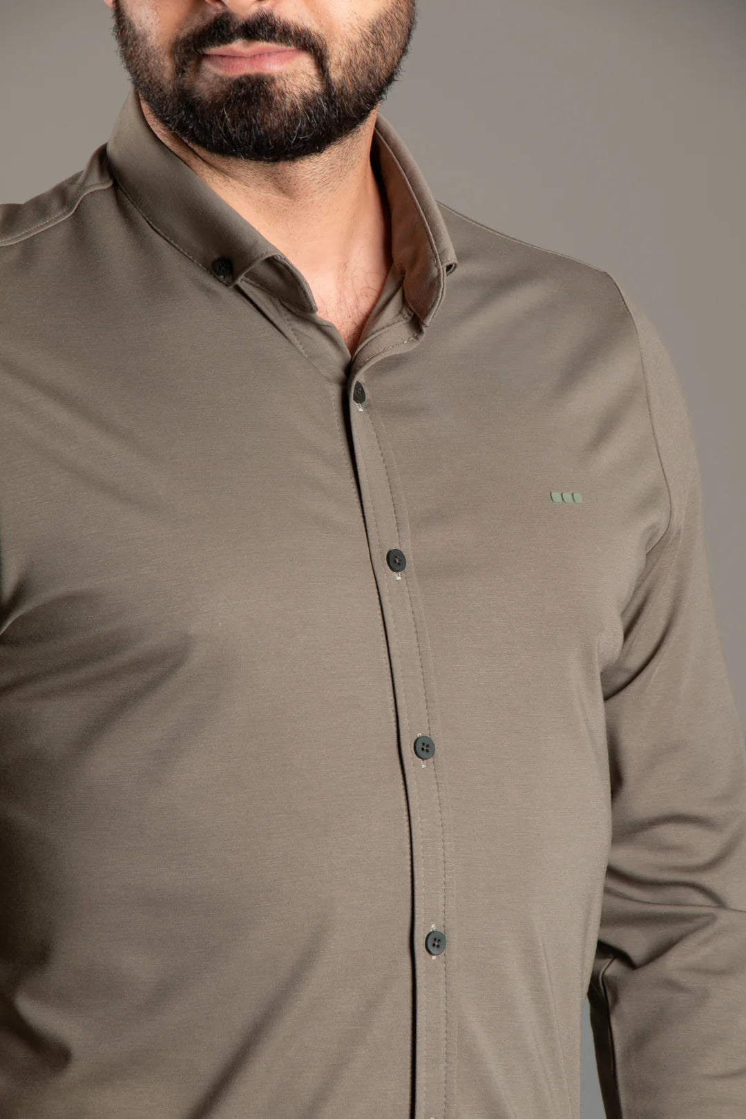 Soft Penye Basic Slim Fit Gömlek