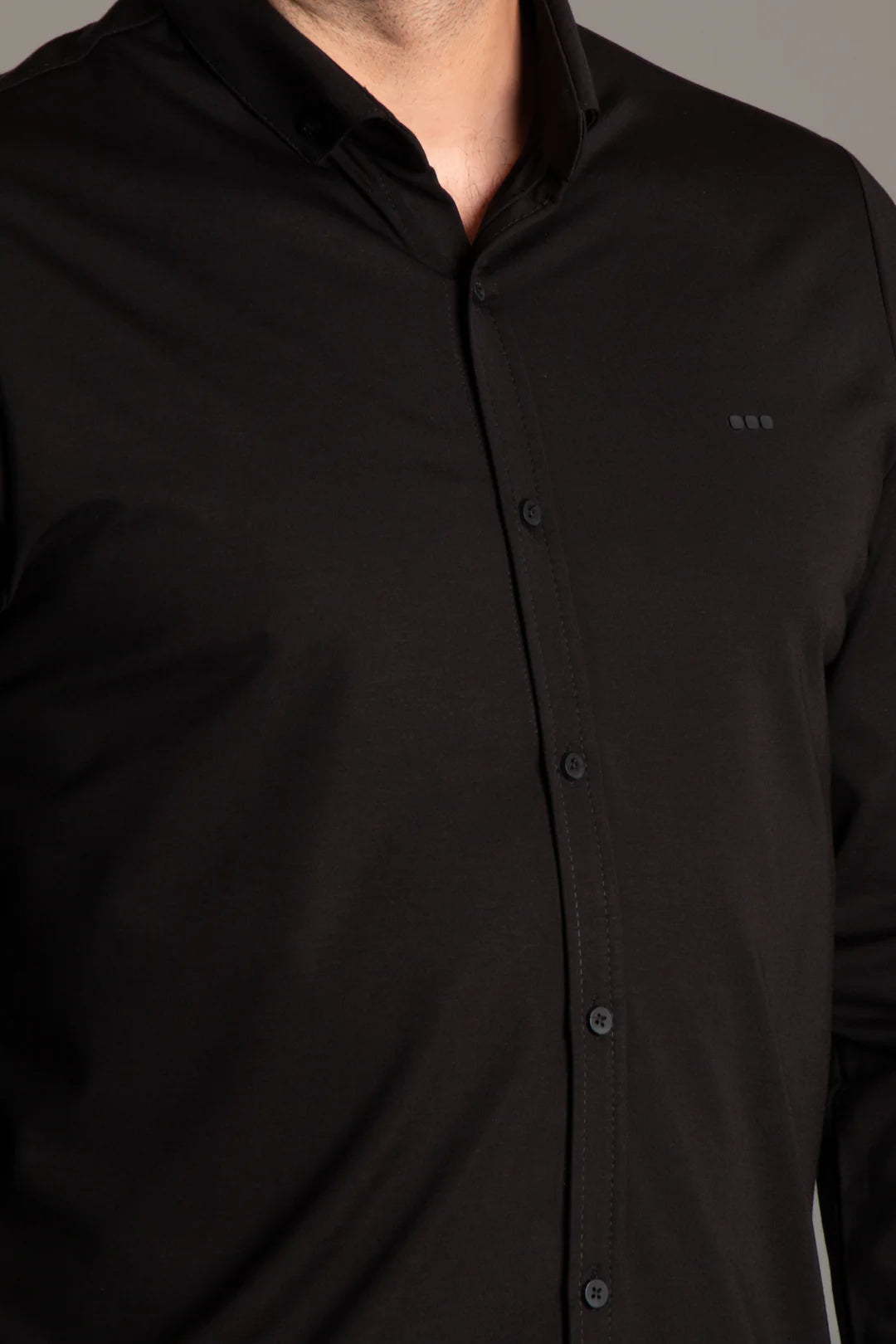 Soft Penye Basic Slim Fit Gömlek