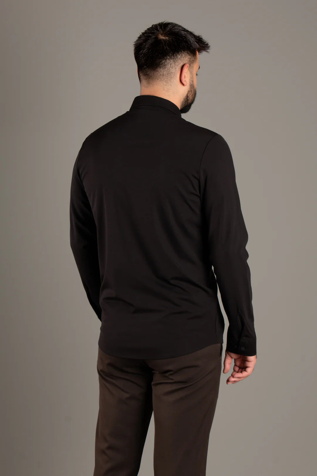 Soft Penye Basic Slim Fit Gömlek