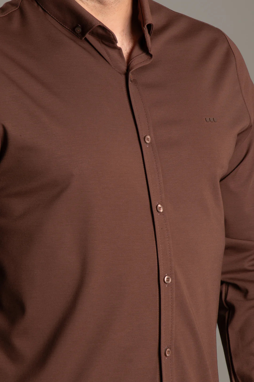 Soft Penye Basic Slim Fit Gömlek
