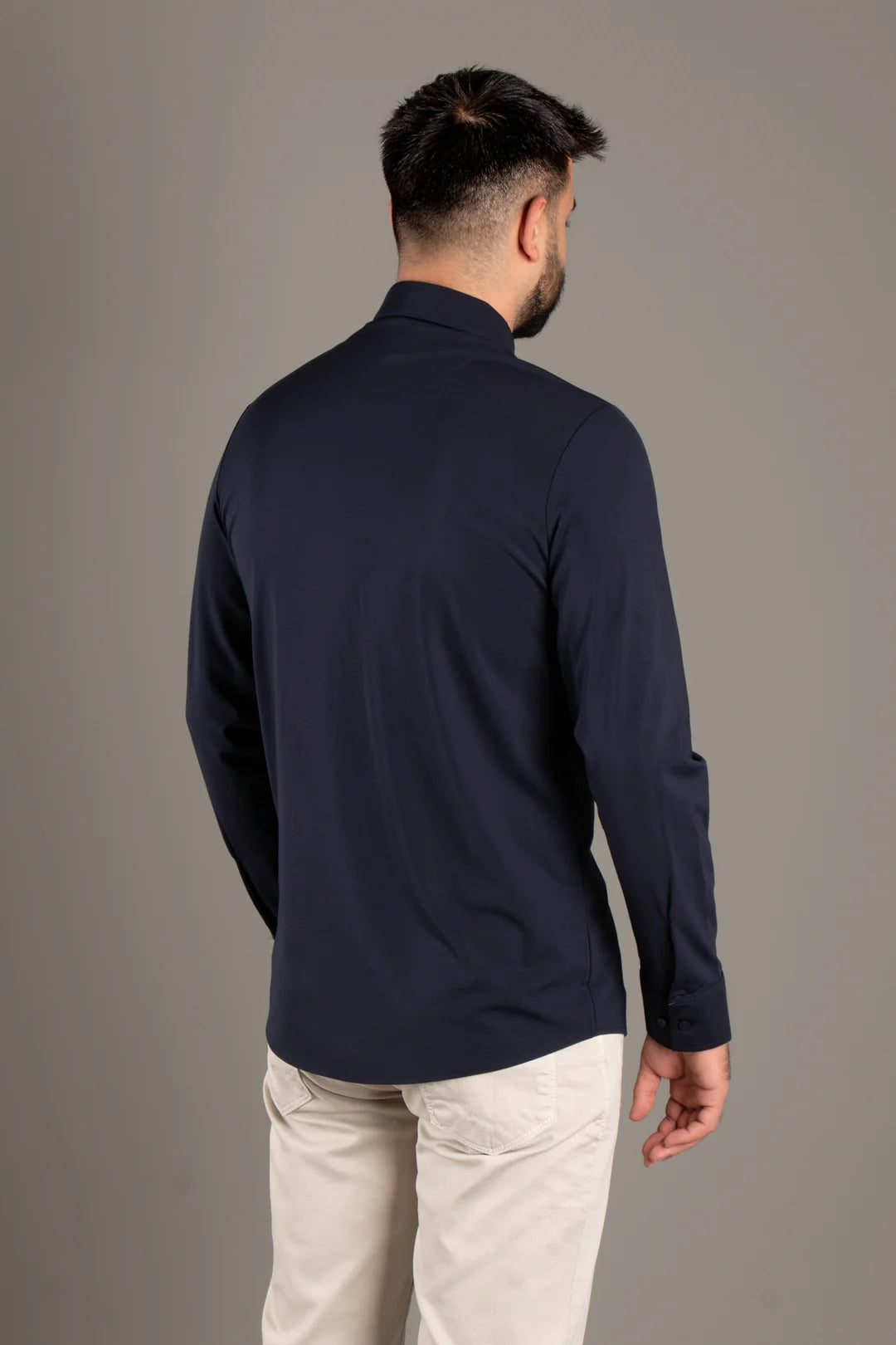 Soft Penye Basic Slim Fit Gömlek