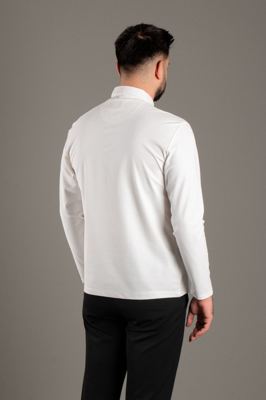 Dokulu Polo Yaka Sweatshirt