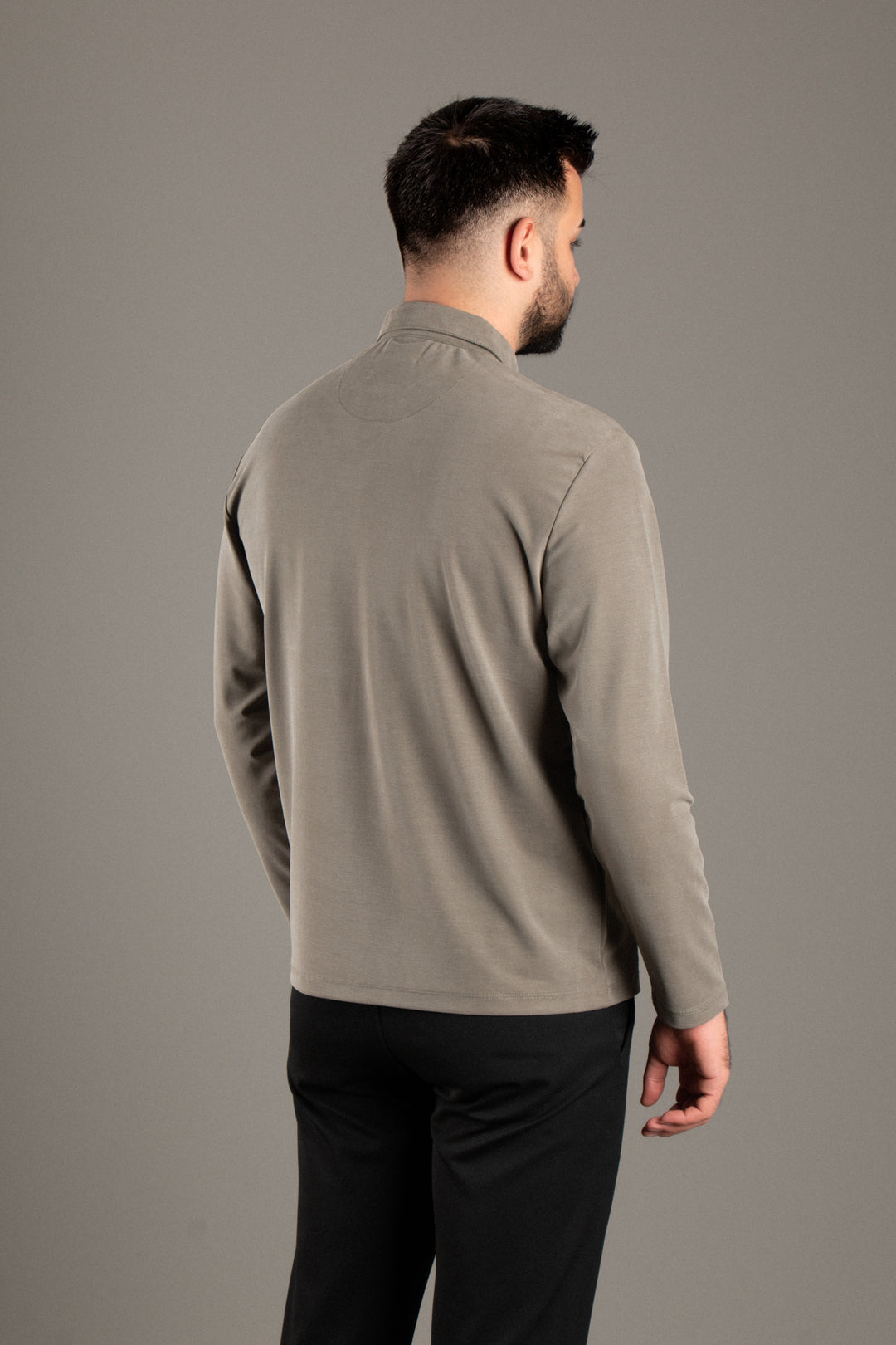 Dokulu Polo Yaka Sweatshirt