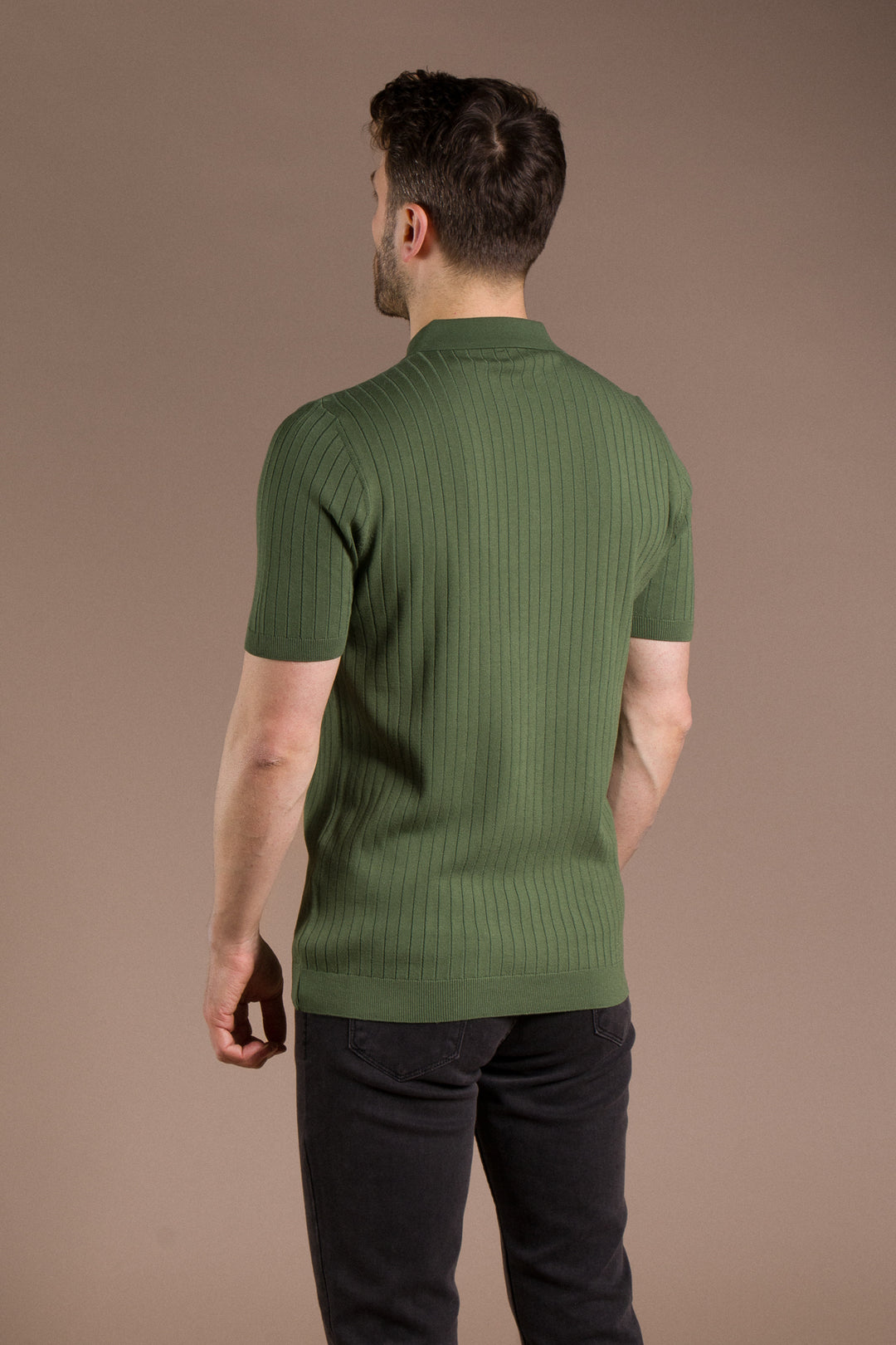 Dokulu Polo Yaka Triko T-Shirt
