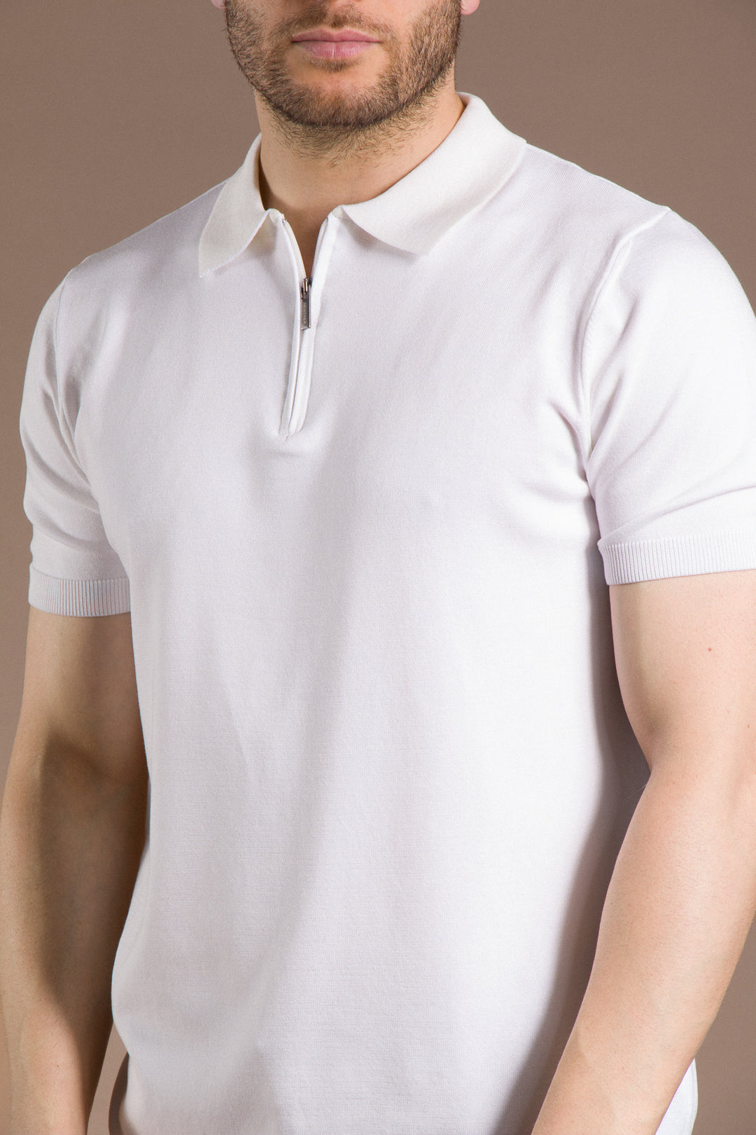Basic Polo Yaka Triko T-Shirt