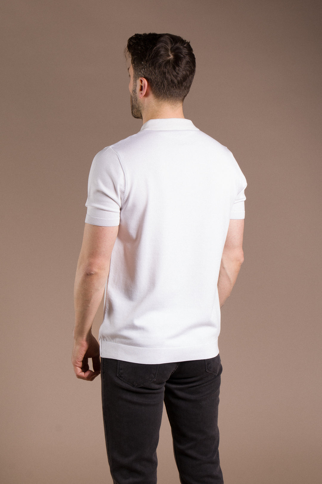 Basic Polo Yaka Triko T-Shirt