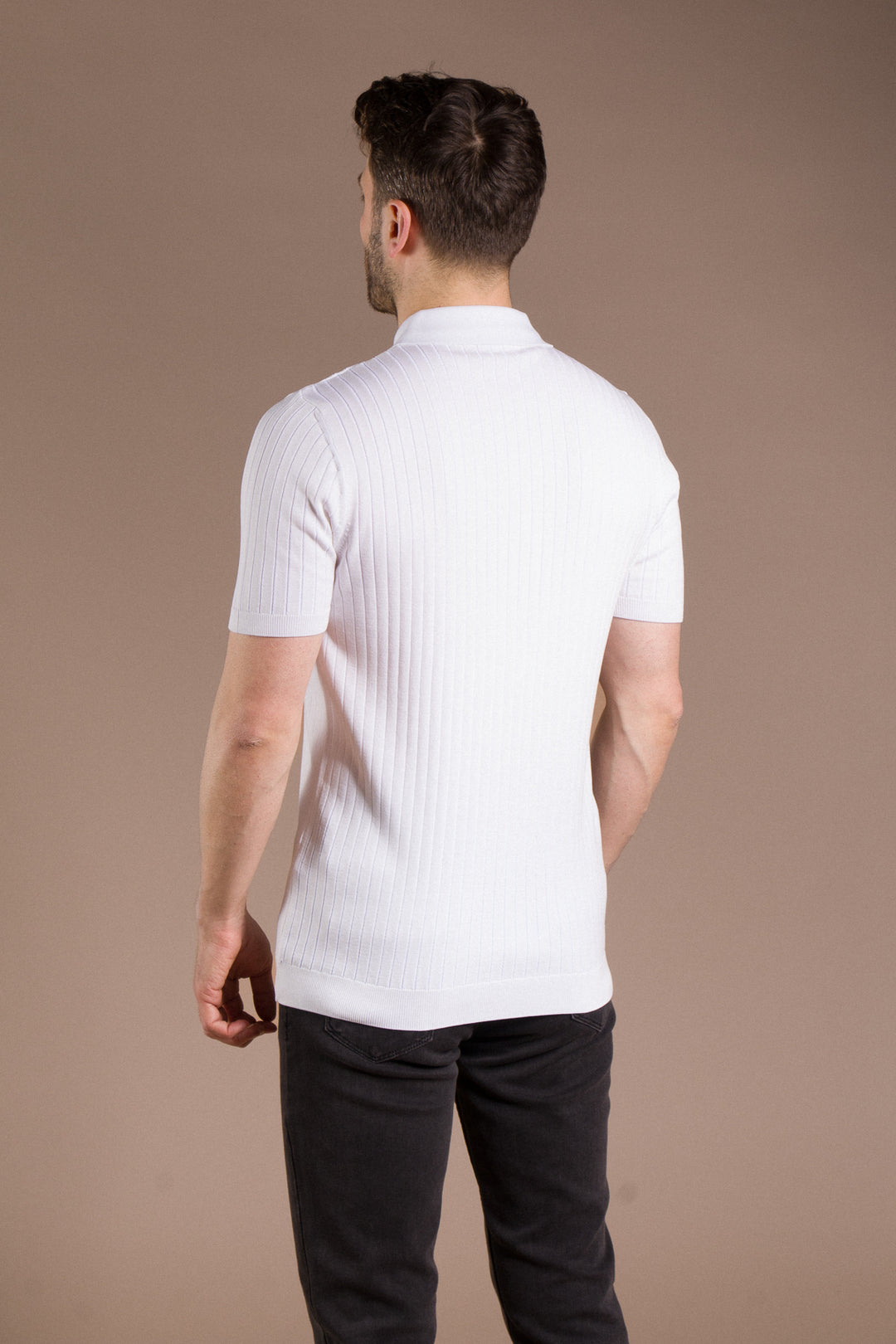 Dokulu Polo Yaka Triko T-Shirt