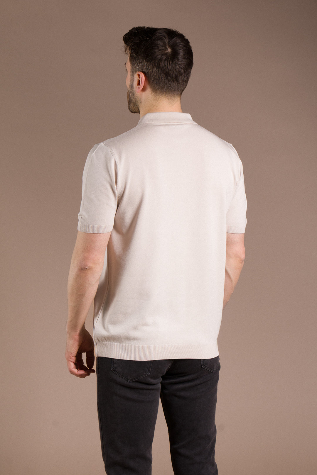 Basic Polo Yaka Triko T-Shirt