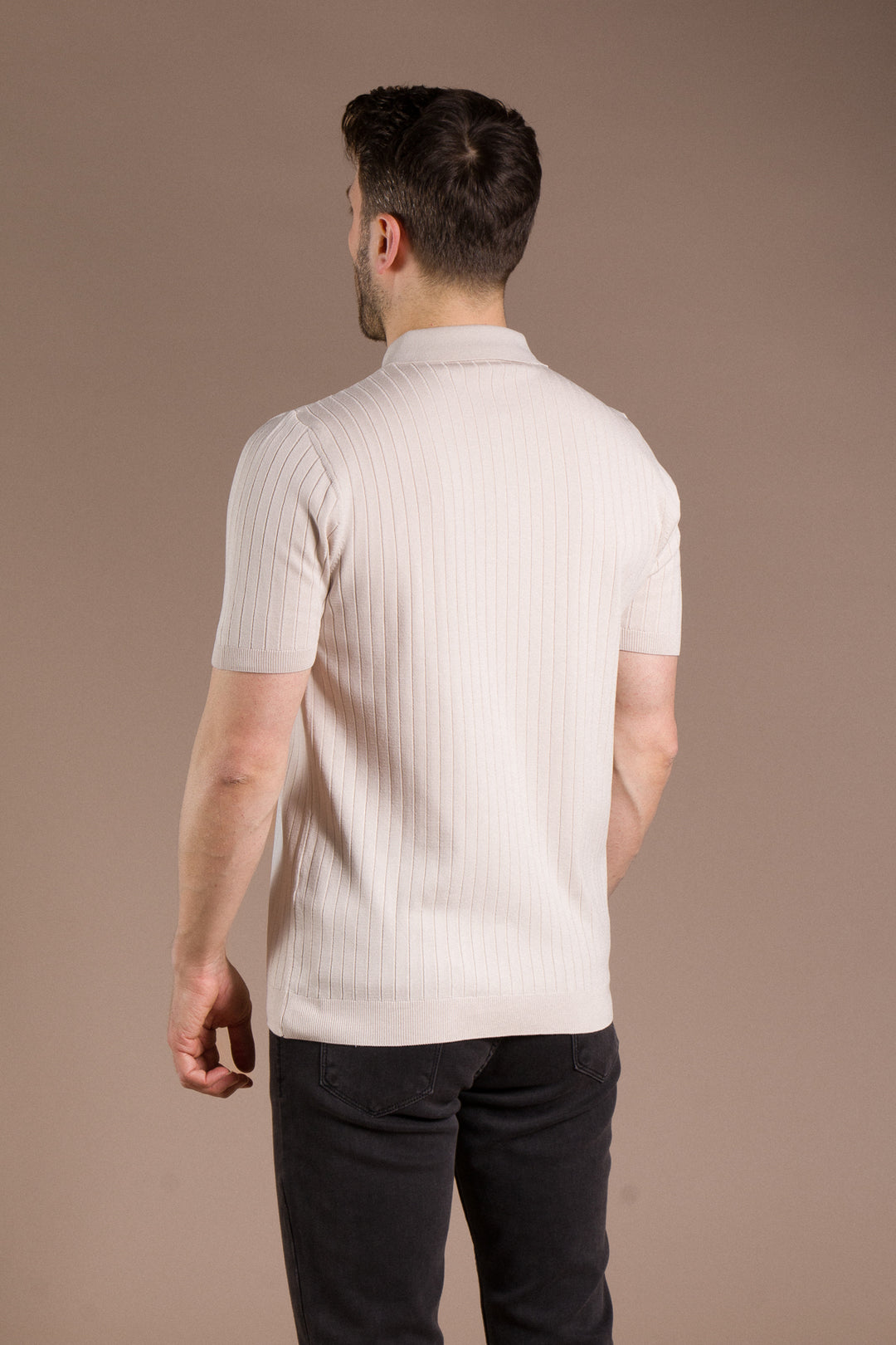 Dokulu Polo Yaka Triko T-Shirt