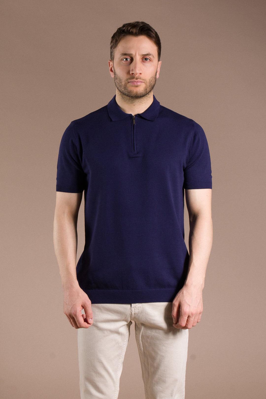 Basic Polo Yaka Triko T-Shirt