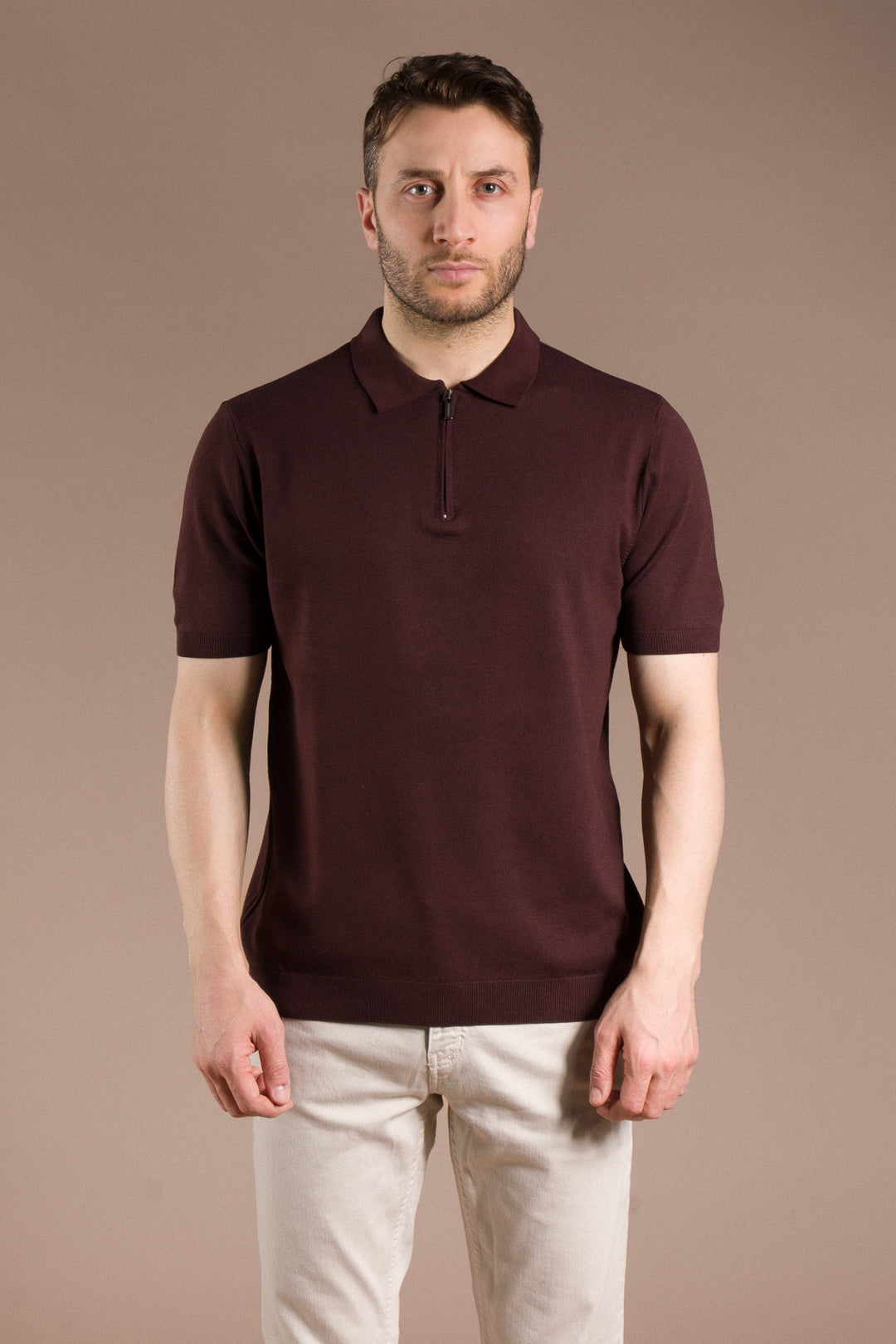 Basic Polo Yaka Triko T-Shirt