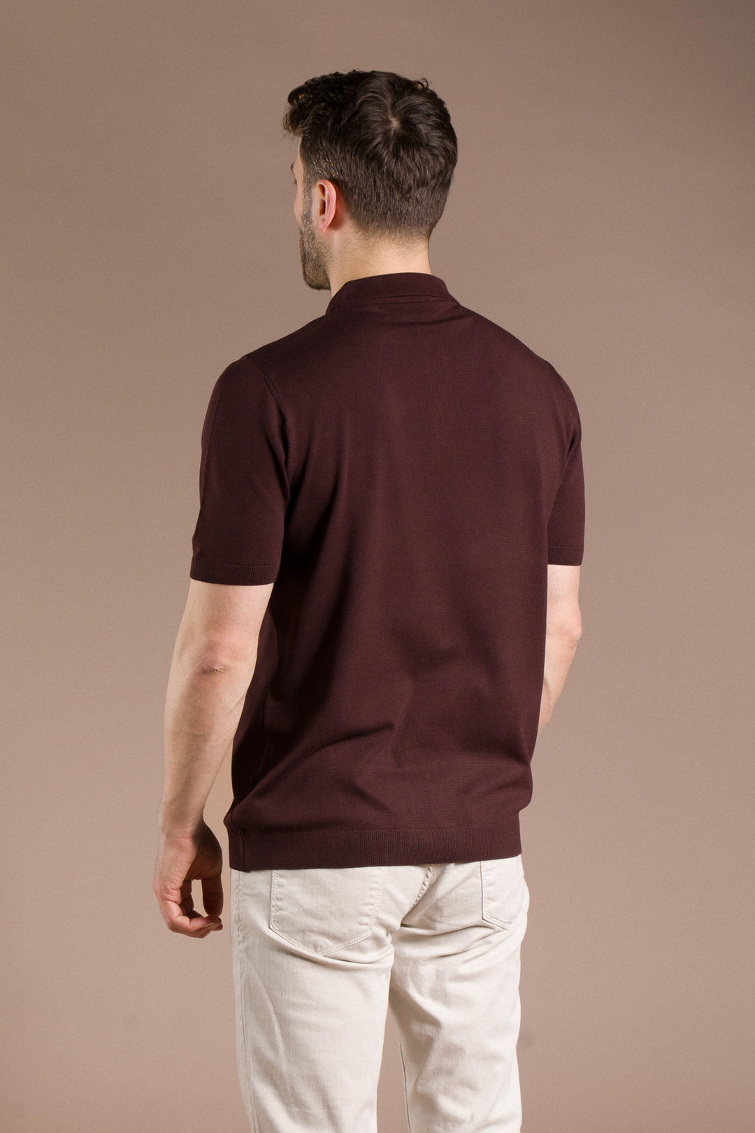 Basic Polo Yaka Triko T-Shirt