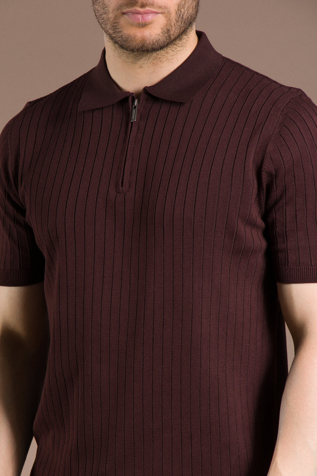 Dokulu Polo Yaka Triko T-Shirt
