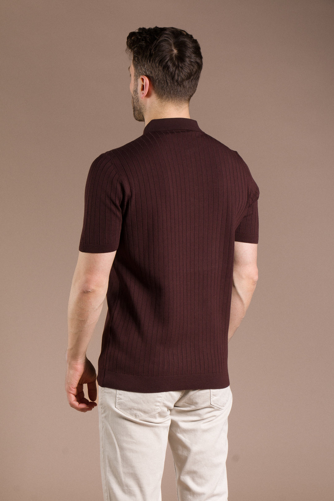 Dokulu Polo Yaka Triko T-Shirt