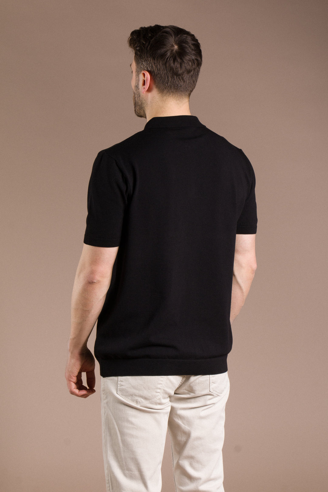 Basic Polo Yaka Triko T-Shirt