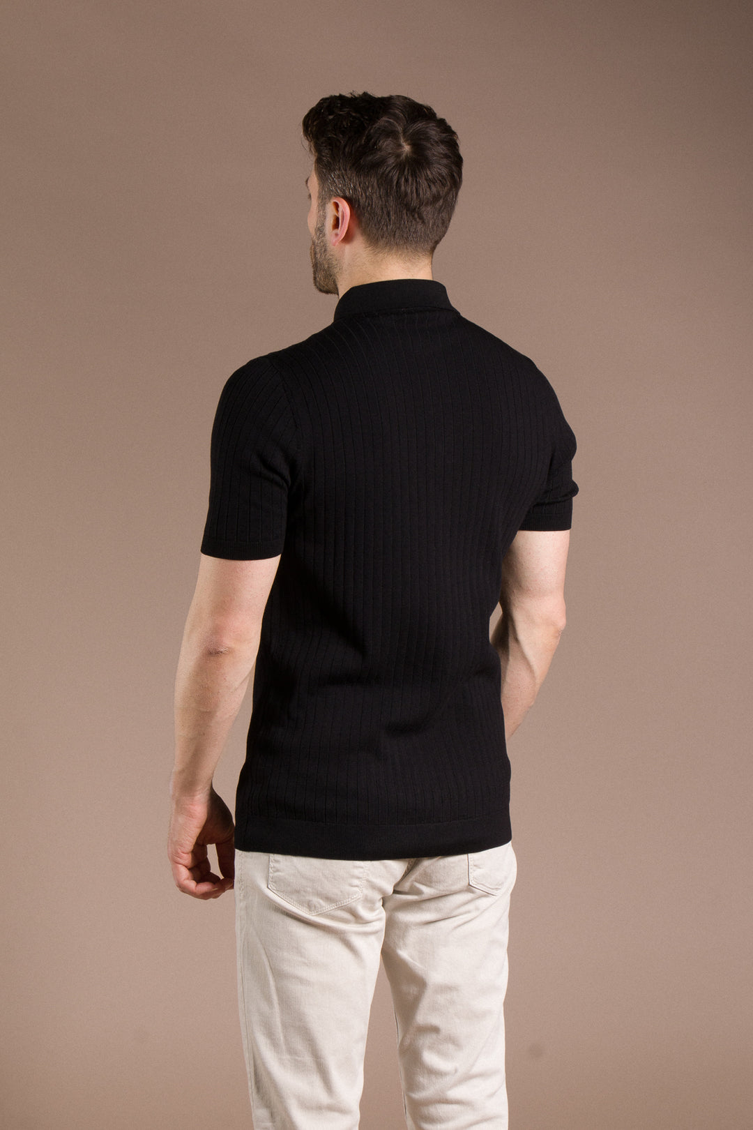 Dokulu Polo Yaka Triko T-Shirt