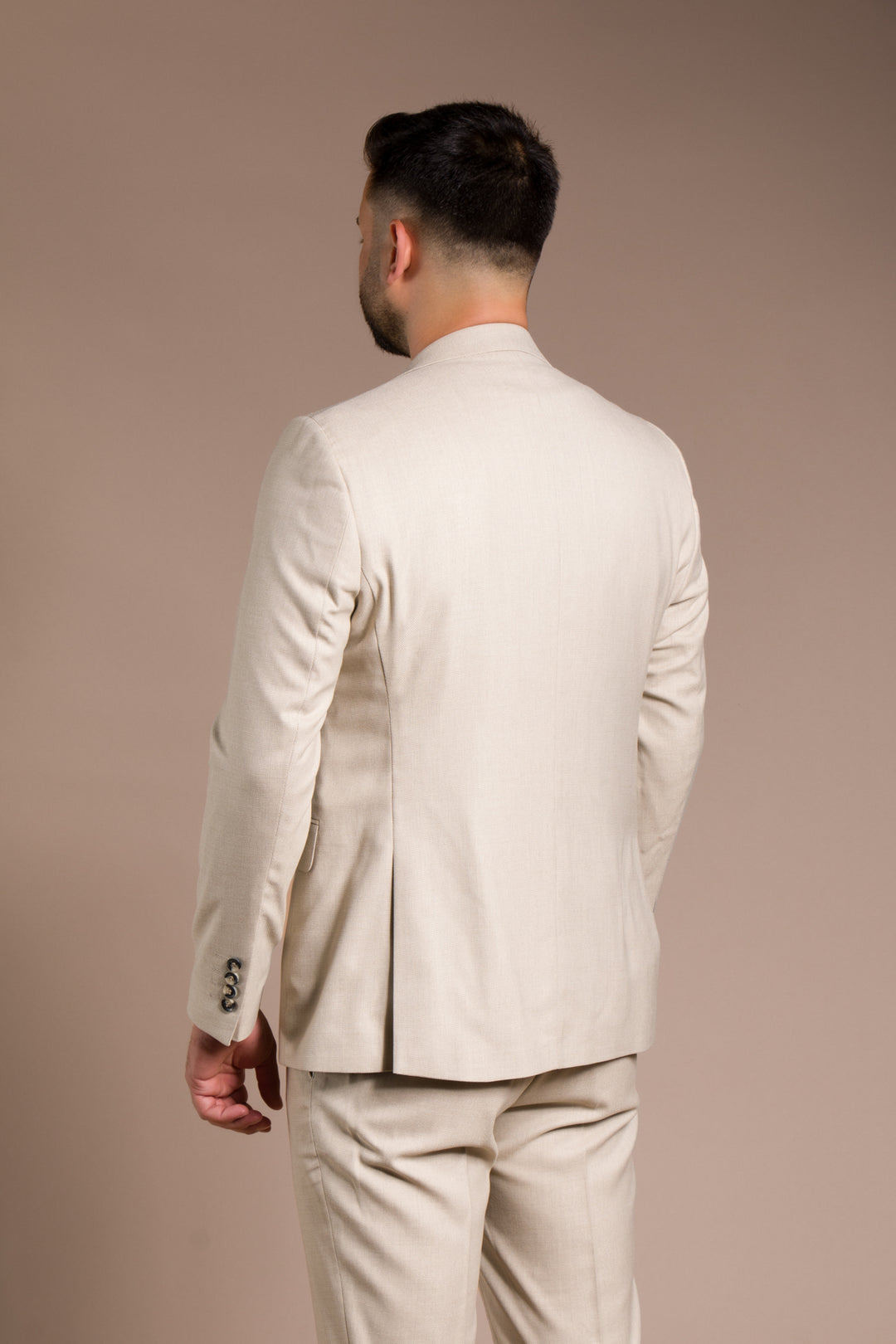 Dokulu Slim Fit Takım Elbise