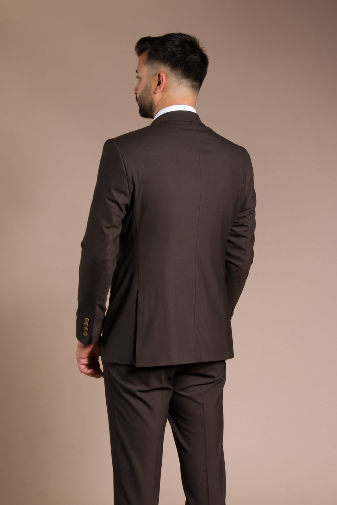 Slim Fit Kruvaze Takım Elbise