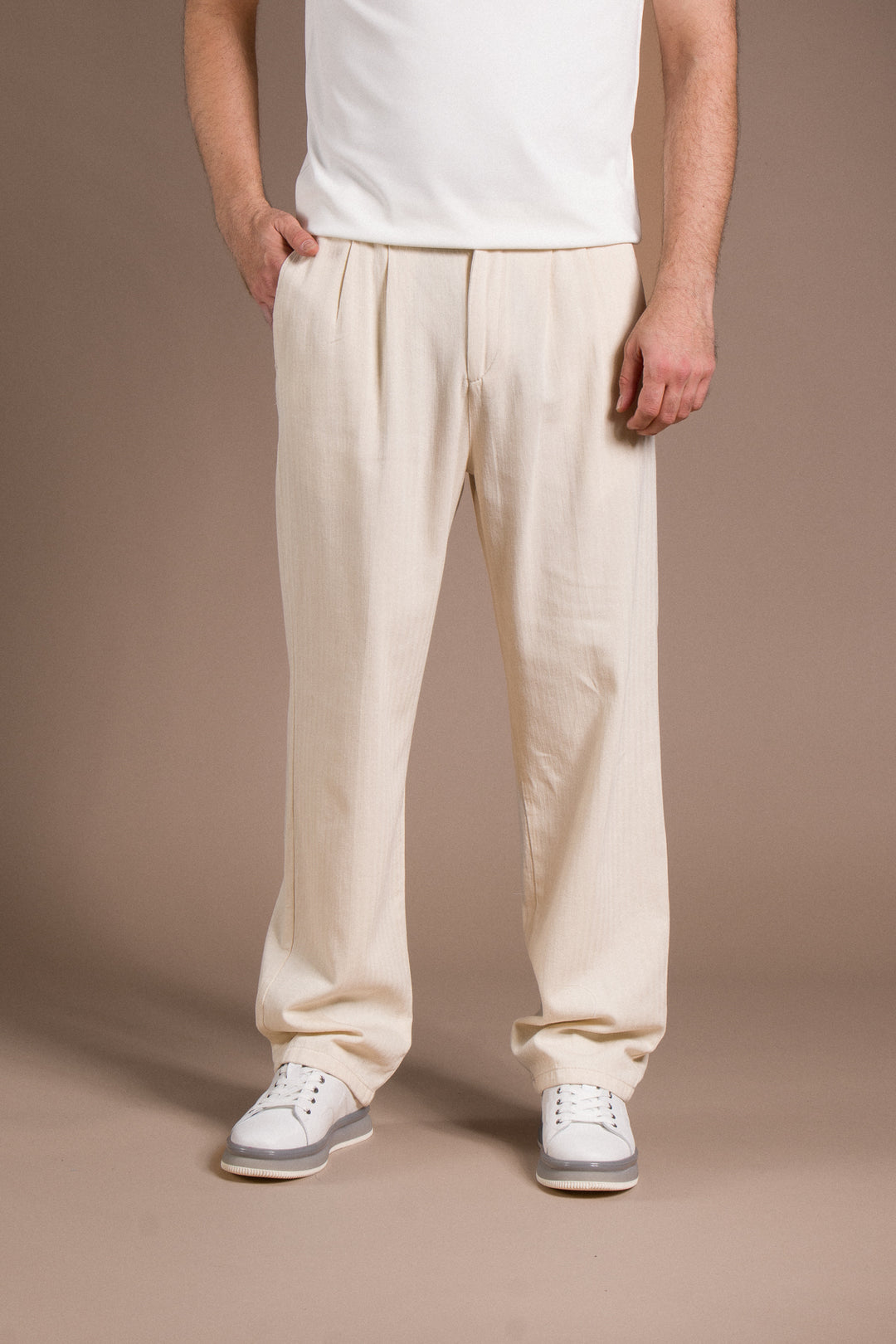 Desenli Baggy Pantolon