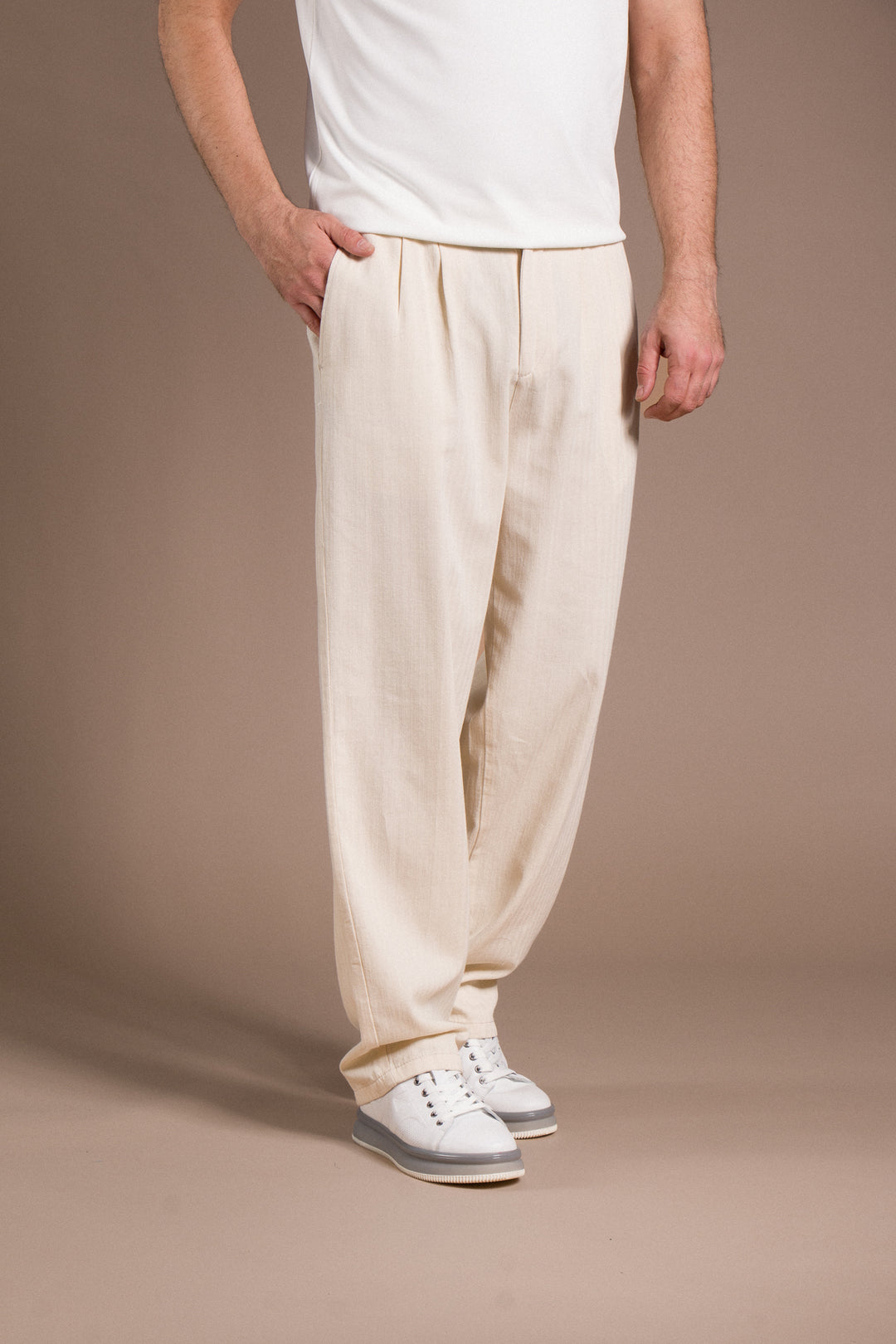 Desenli Baggy Pantolon