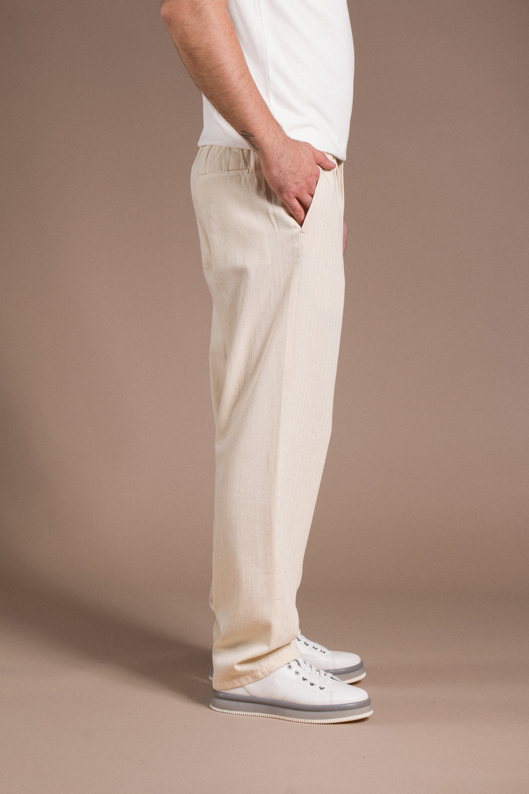 Desenli Baggy Pantolon