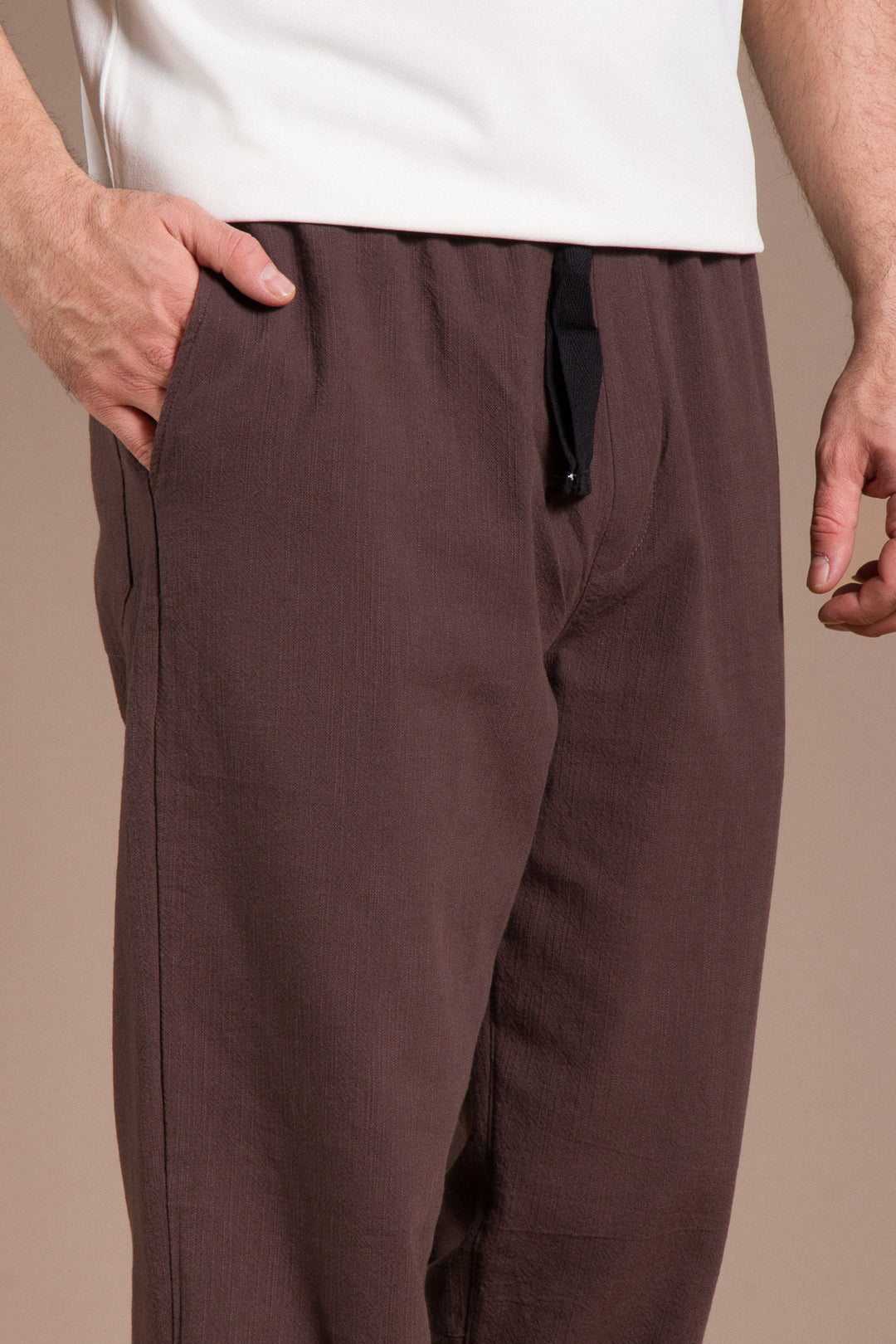 Desenli Linen Pantolon