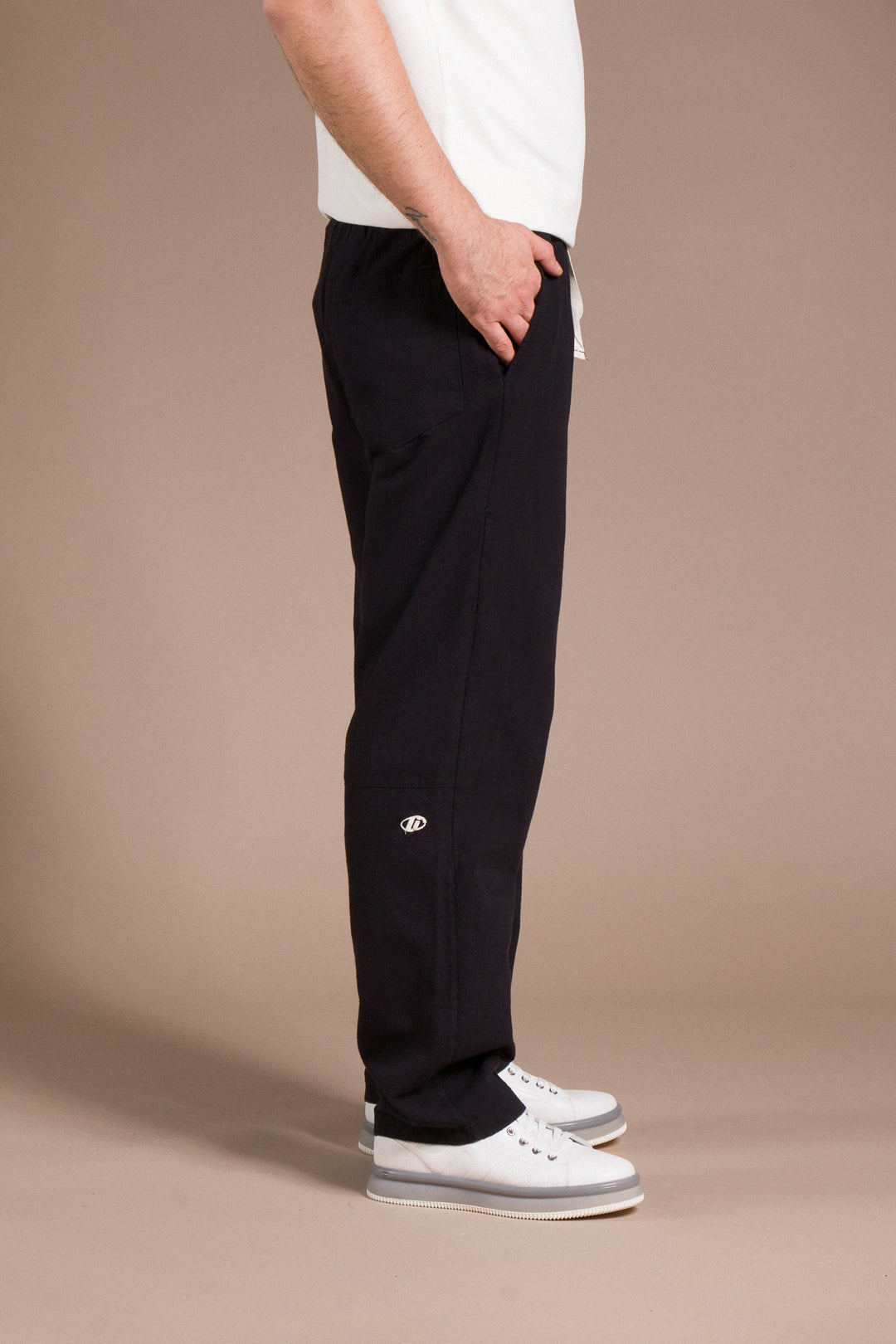 Desenli Linen Pantolon
