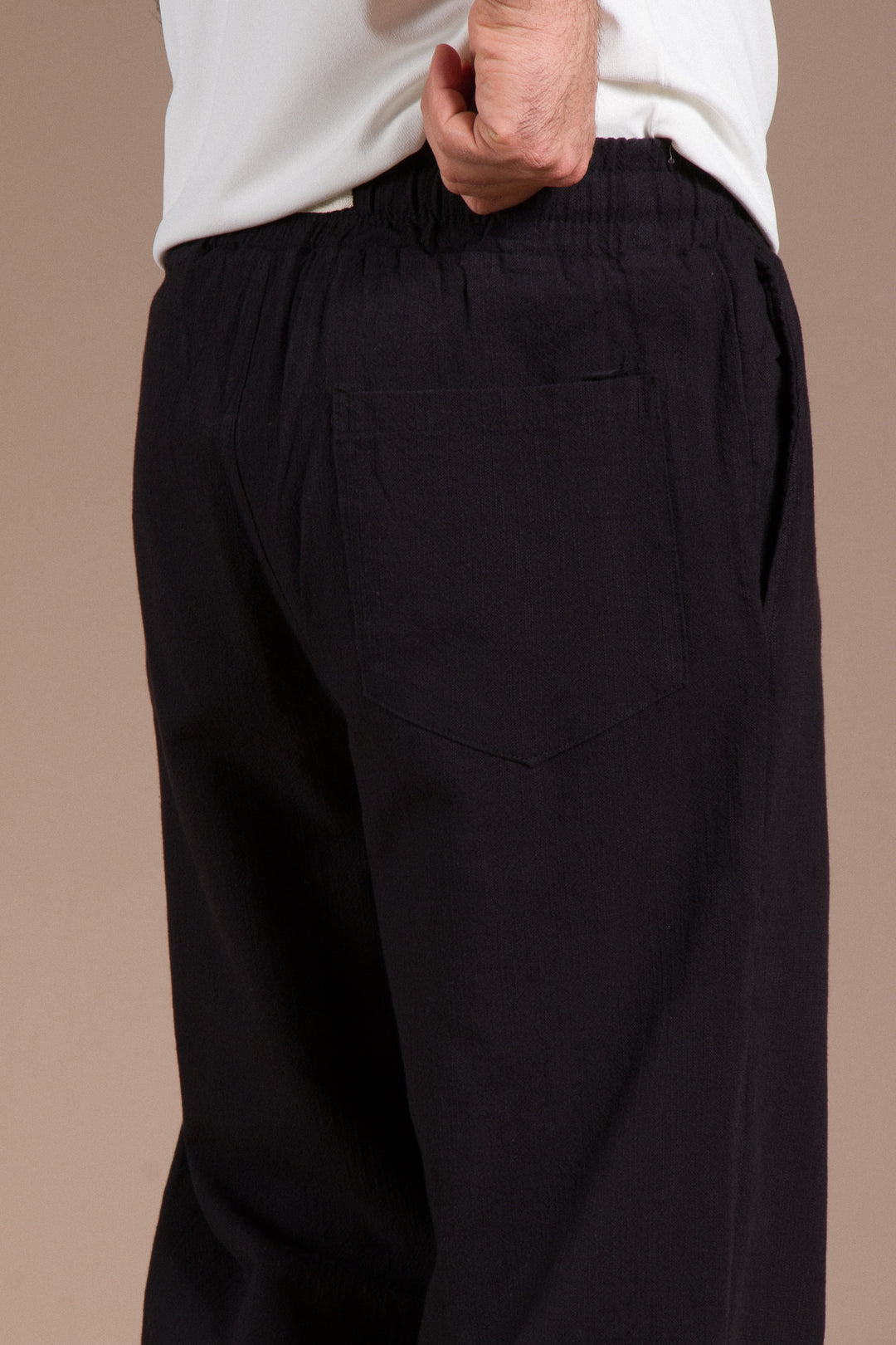 Desenli Linen Pantolon