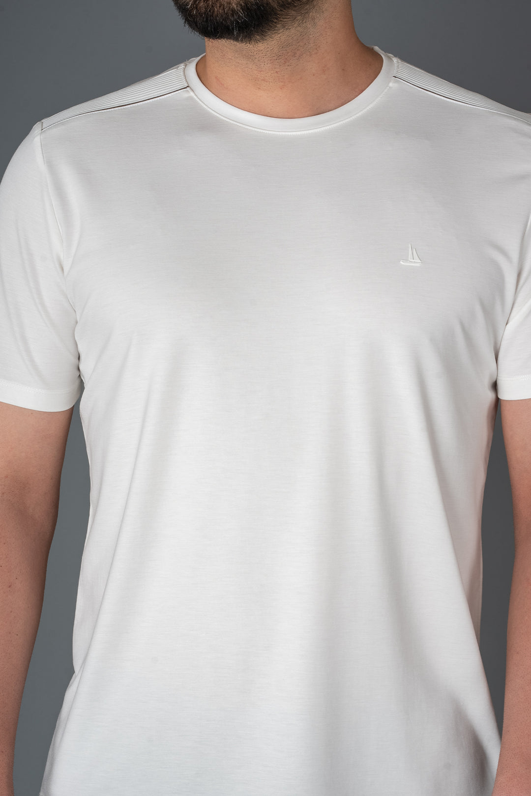 Omuz Detaylı Basic T-Shirt