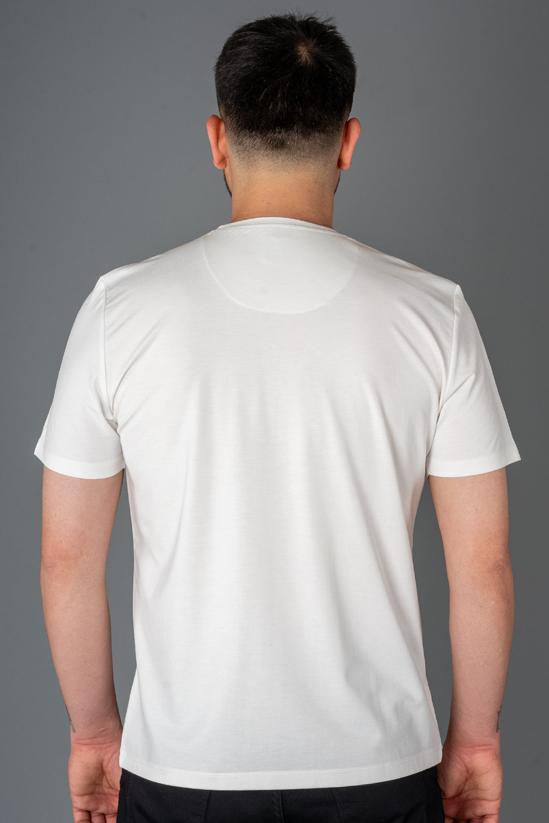 Omuz Detaylı Basic T-Shirt