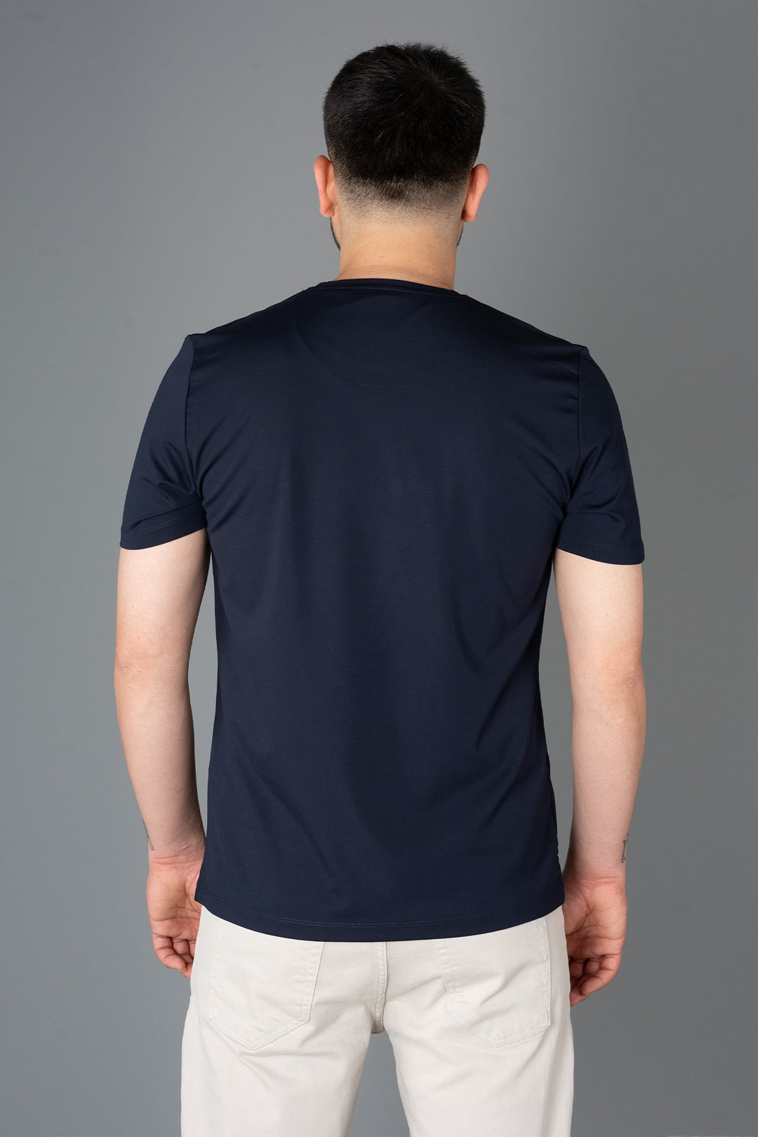 Omuz Detaylı Basic T-Shirt