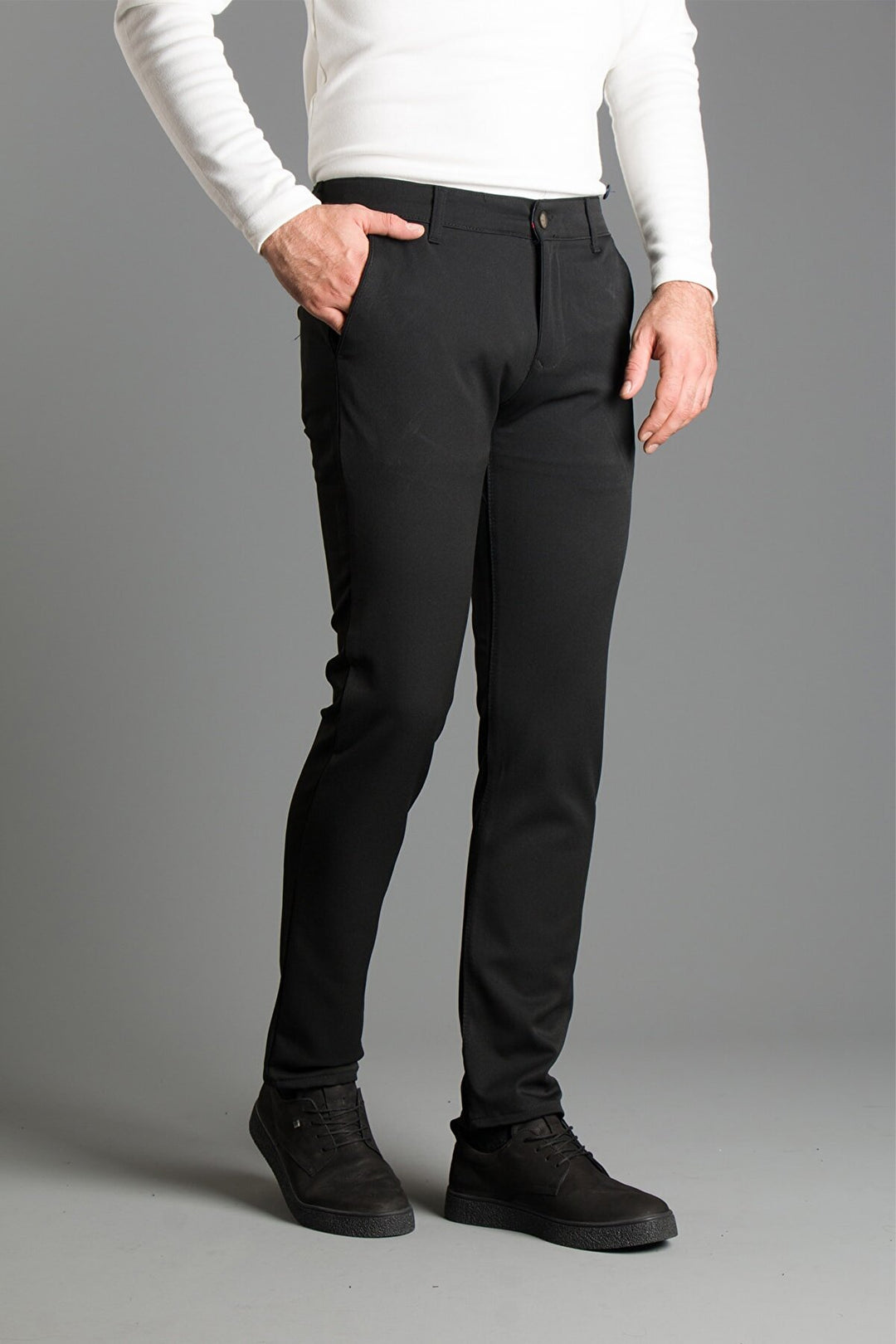 Slim Fit Keten Pantolon