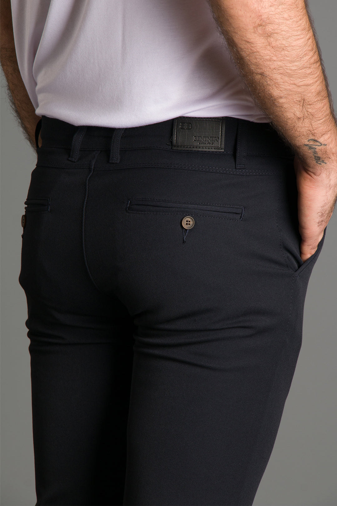Slim Fit Keten Pantolon